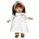 Papusa Nines D'Onil Celia cu parul saten, rochie alba si miros de vanilie 45 cm Papusa Nines D'Onil Celia cu parul saten, rochie alba si miros de vanilie 45 cm