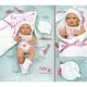 Papusa Nines D'Onil Little Bunny bebelus RN cu hainute roz, paturica si miros de vanilie 37 cm Papusa Nines D'Onil Little Bunny bebelus RN cu hainute roz, paturica si miros de vanilie 37 cm