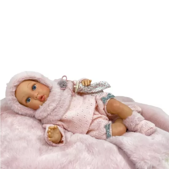 Papusa Nines D'Onil Little Susette nou-nascut cu miros de vanilie 40 cm Papusa Nines D'Onil Little Susette nou-nascut cu miros de vanilie 40 cm