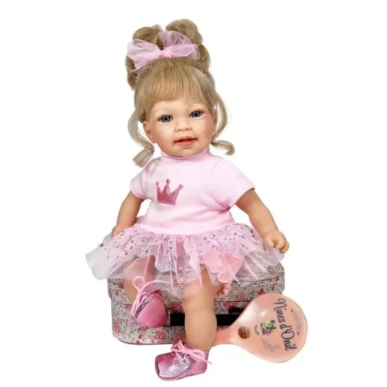 Papusa Nines D'Onil Little Susi Star blonda cu sunete si miros de vanilie 40 cm Papusa Nines D'Onil Little Susi Star blonda cu sunete si miros de vanilie 40 cm