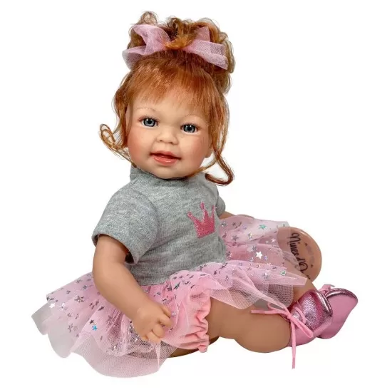 Papusa Nines D'Onil Little Susi Star roscata cu sunete si miros de vanilie 40 cm Papusa Nines D'Onil Little Susi Star roscata cu sunete si miros de vanilie 40 cm
