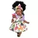 Papusa Nines D'Onil Maria Afro cu sunete, bebelus, rochie mov si miros de vanilie 45 cm Papusa Nines D'Onil Maria Afro cu sunete, bebelus, rochie mov si miros de vanilie 45 cm