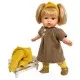 Papusa Nines D'Onil Tita cu parul blond, haine de toamna si miros de vanilie 45 cm Papusa Nines D'Onil Tita cu parul blond, haine de toamna si miros de vanilie 45 cm