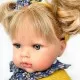 Papusa Nines D'Onil Tita cu sunete, parul blond, rochie albastra si miros de vanilie 45 cm Papusa Nines D'Onil Tita cu sunete, parul blond, rochie albastra si miros de vanilie 45 cm
