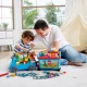 Set constructie PolyM - Camion cu remorca creativ pentru copii (114 piese)