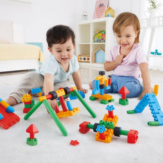 Set constructie PolyM - Loc de joaca pentru copii (110 piese)