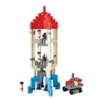 Set constructie PolyM - Racheta de jucarie pentru copii 138 piese