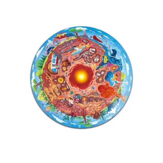 Puzzle copii arheologie cu lumini led Hape 38 piese Puzzle copii arheologie cu lumini led Hape 38 piese