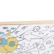 Puzzle din lemn 2 in 1 - Salvarea Oceanului (50 piese), cu fata dubla si activitate colorare