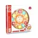 Puzzle din lemn cu ceas de jucarie pentru copii Puzzle din lemn cu ceas de jucarie pentru copii
