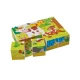 Puzzle din lemn cuburi - Ferma 3 x 4