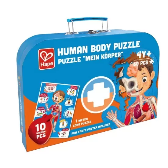 Puzzle pentru copii Hape - Corpul Uman 61 piese Puzzle pentru copii Hape - Corpul Uman 61 piese