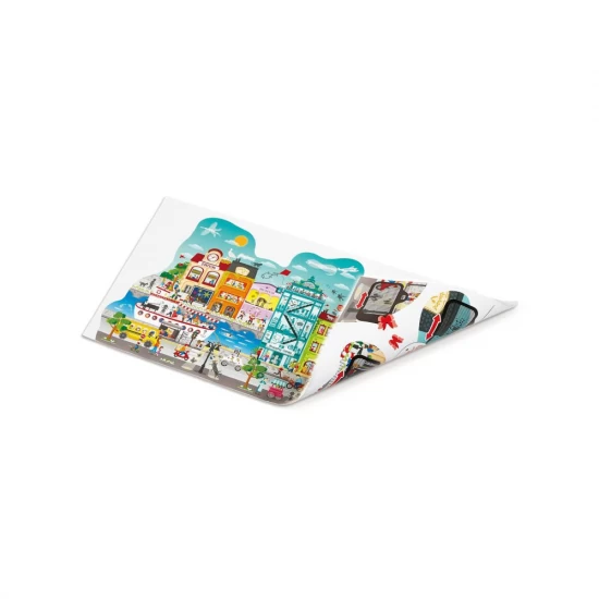 Puzzle pentru copii de podea Orasul Animat Hape 49 piese
