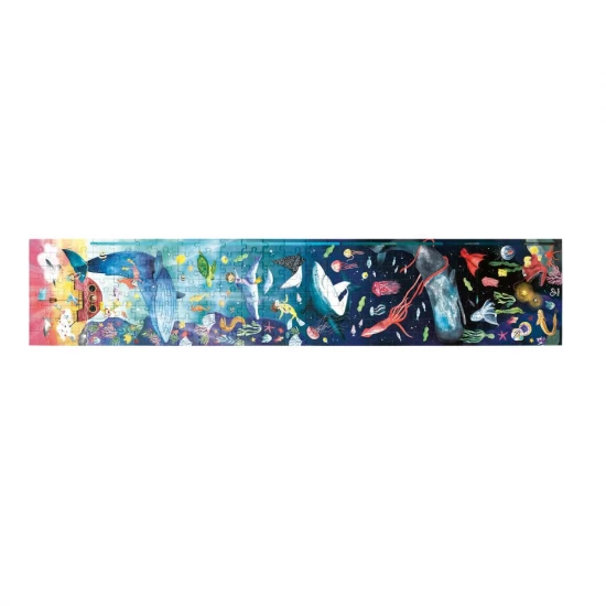 Puzzle pentru copii fotoluminescent Viata acvatica (200 piese, 1.5m) Puzzle pentru copii fotoluminescent Viata acvatica (200 piese, 1.5m)