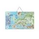 Puzzle si joc 3 in 1 - Harta magnetica a Europei in limba engleza 192 piese Puzzle si joc 3 in 1 - Harta magnetica a Europei in limba engleza 192 piese