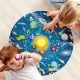 Puzzle Sistemul Solar pentru copii, cu led si planete din lemn 102 piese Hape Puzzle Sistemul Solar pentru copii, cu led si planete din lemn 102 piese Hape