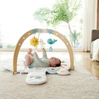 Salteluta bebe cu activitati senzoriale Ursulet Hape
