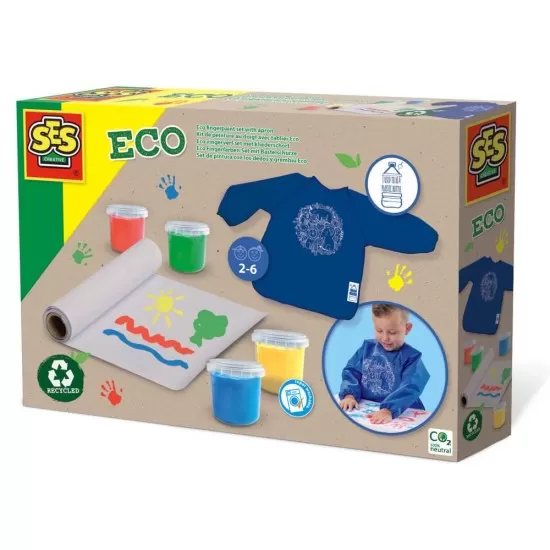 Set acuarele pentru degetele ECO cu sort pentru copii Set acuarele pentru degetele ECO cu sort pentru copii