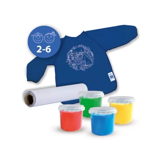 Set acuarele pentru degetele ECO cu sort pentru copii Set acuarele pentru degetele ECO cu sort pentru copii