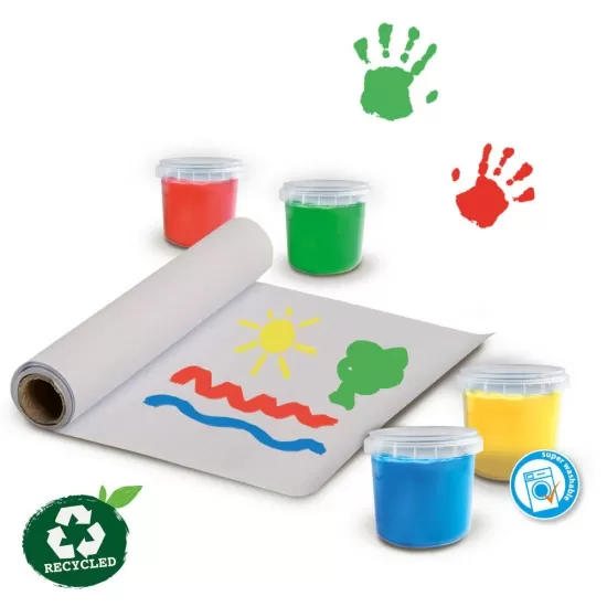 Set acuarele pentru degetele ECO cu sort pentru copii Set acuarele pentru degetele ECO cu sort pentru copii
