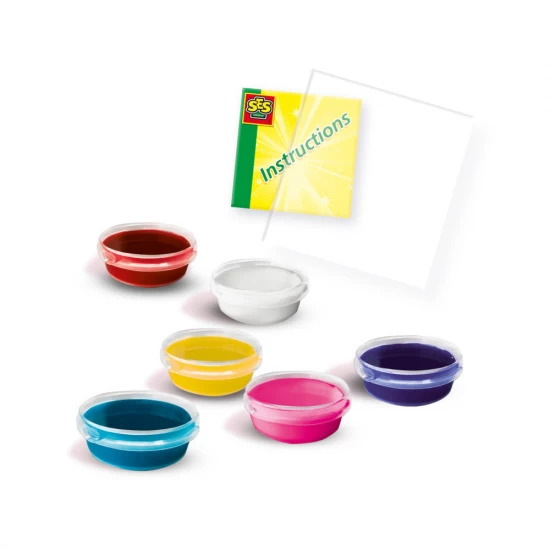 Set 6 culori acuarele pentru ferestre stickere