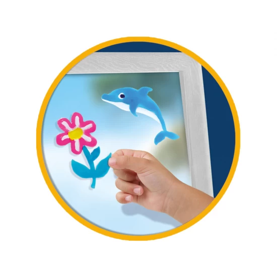 Set 6 culori acuarele pentru ferestre stickere