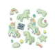 Set autocolante fosforescente cu unicorni pentru copii Set autocolante fosforescente cu unicorni pentru copii