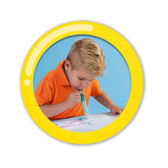 Set carioci colorate cu aerograf si matrite cu animale Set carioci colorate cu aerograf si matrite cu animale