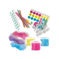 Set creativ animale din plastilina cu accesorii, sarme plusate si sclipici