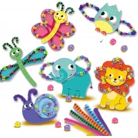 Set creativ - Animale cu margele