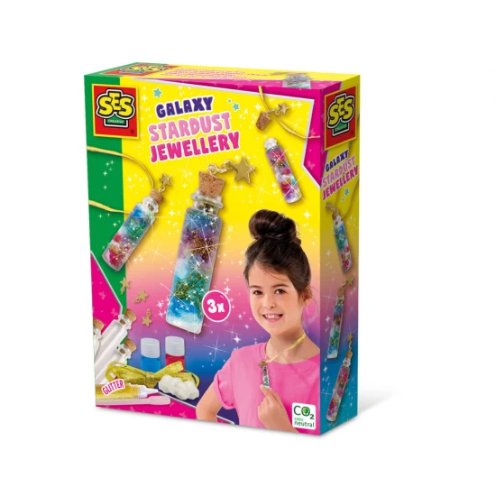 Set creativ Bijuterii Galaxy praf de stele, +5 ani