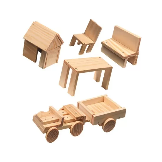 Set creativ, Atelier de tamplarie pentru copii, +5 ani