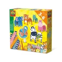 Set creativ copii, Animale din hartie, +3 ani