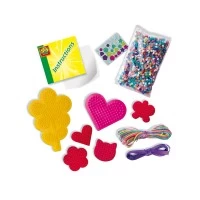 Set creativ copii Beedz - Margele de calcat Flori si Inimi parfumate