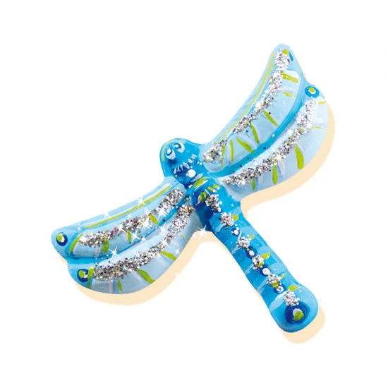 Set creativ copii cu mulaj de lut si pictura - Fluturi cu sclipici Set creativ copii cu mulaj de lut si pictura - Fluturi cu sclipici