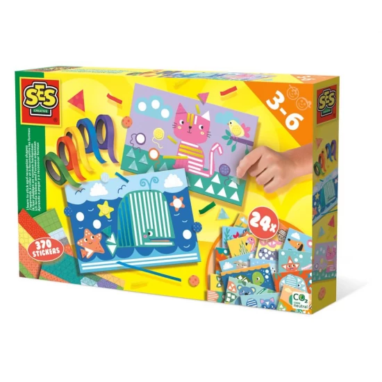 Set creativ copii - Invat sa lipesc si sa recunosc forme Set creativ copii - Invat sa lipesc si sa recunosc forme