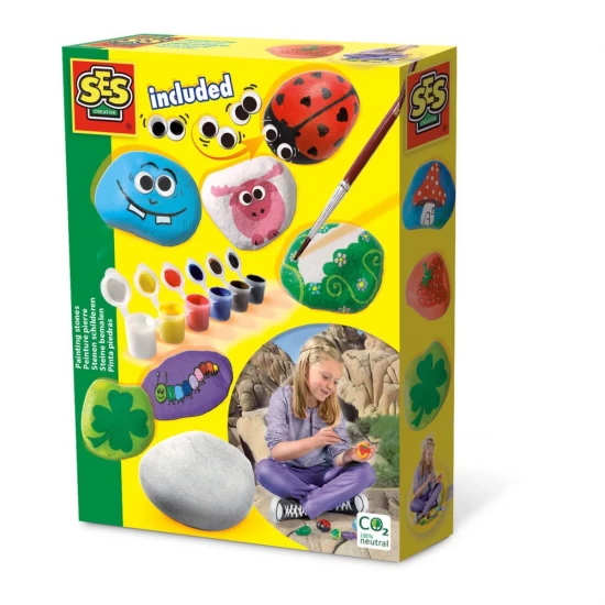 Set pictura pe pietre pentru copii