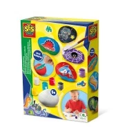 Set creativ copii - Pictura pe piatra cu imagini