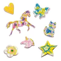 Set creativ pentru copii, Decoratiuni cu efect de marmura, +5 ani