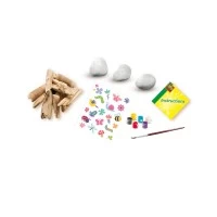 Set creativ - Decoreaza pietre si lemn cu tematica din natura