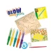 Set creativ pentru copii, Desenez dinozauri din lemn cu markere cu aerograf, +5 ani Set creativ pentru copii, Desenez dinozauri din lemn cu markere cu aerograf, +5 ani