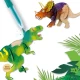 Set creativ pentru copii, Desenez dinozauri din lemn cu markere cu aerograf, +5 ani Set creativ pentru copii, Desenez dinozauri din lemn cu markere cu aerograf, +5 ani