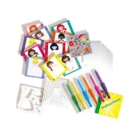 Set creativ pentru fetite, Designer cu aerograf, +5 ani