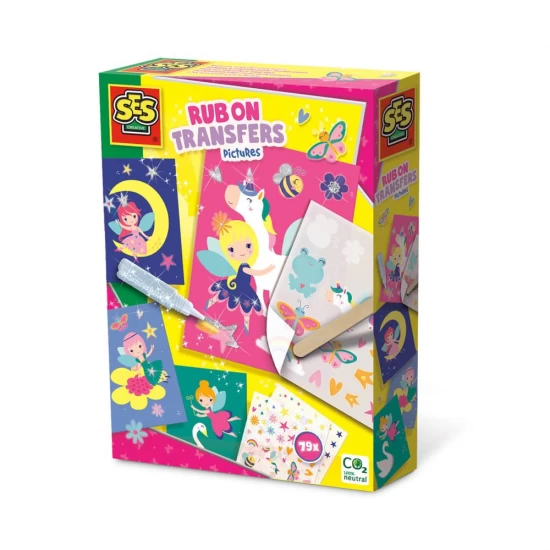 Set creativ pentru copii, Felicitari prin transfer metalic, +3 ani
