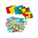 Set creativ pentru copii, Invat sa recunosc forme, 300 stickere, +3 ani