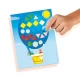 Set creativ pentru copii, Invat sa recunosc forme, 300 stickere, +3 ani