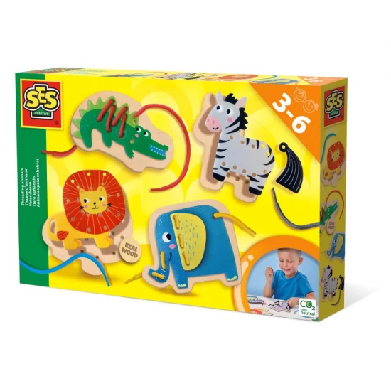 Set creativ - Invatam sa coasem animale Set creativ - Invatam sa coasem animale