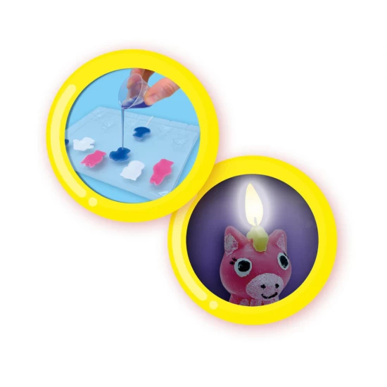 Set creativ - Lumanari animale vesele Set creativ - Lumanari animale vesele