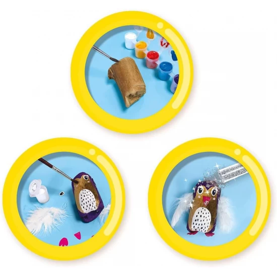 Set creativ pentru copii - Pictura pe lemn