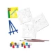 Set pictura pe numere cu 3 planse si acuarele, Animale de companie, +6 ani